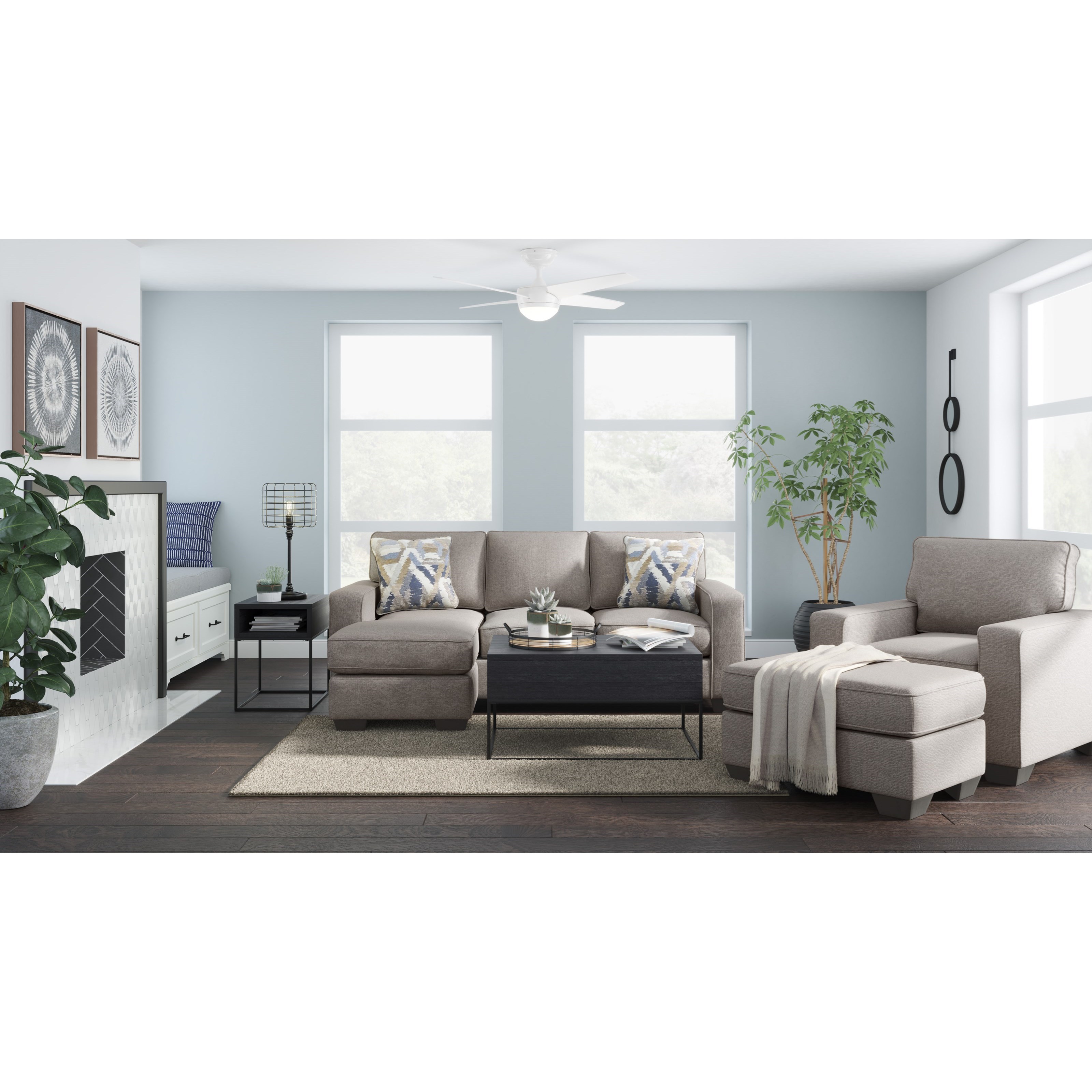 Ashley Signature Design Greaves 55104 Living Room Group 1 Living Room